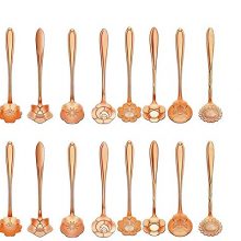 Creative Flower Coffee Spoon Rose Gold