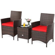 Tangkula 3-Piece Patio Conversation Set