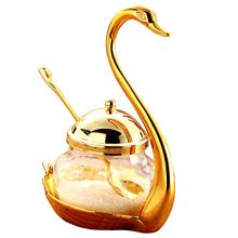 Coffee Storage Organizer Swan Rack with Serving Spoon