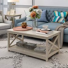 Farmhouse Modern Wood Coffee Table