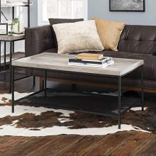 Rectangle Coffee Industrial Table