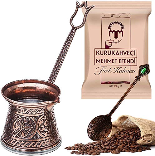 Bronze Design & 100g Turkish Coffee