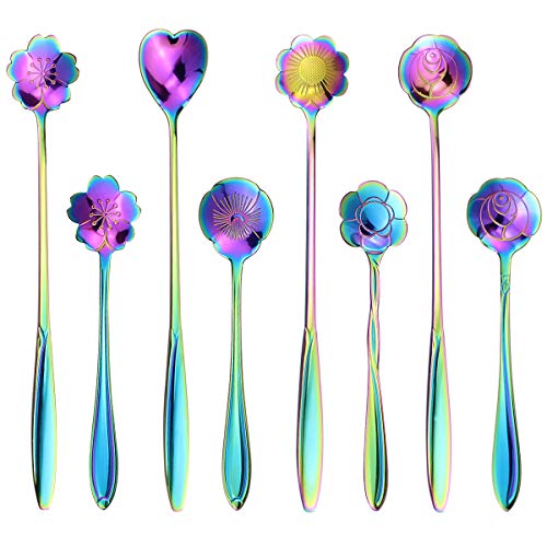 Rainbow Flower Mixing Spoon Set