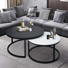 Round Coffee Tables Minimalist Style