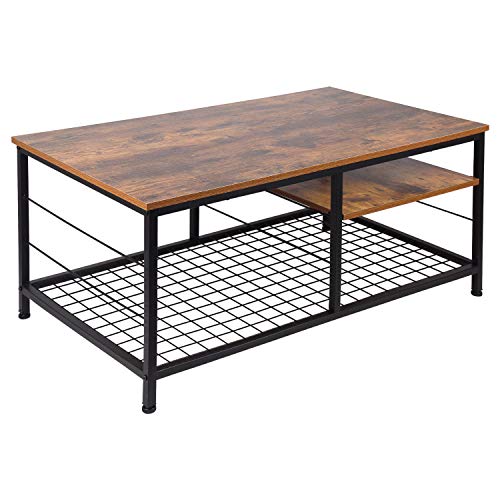 Metal Legs Leopard Adjustable Coffee Table