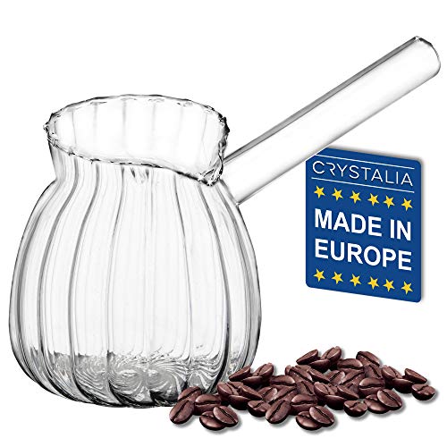 Curved Turkish Coffee Pot Borosilicate Glass