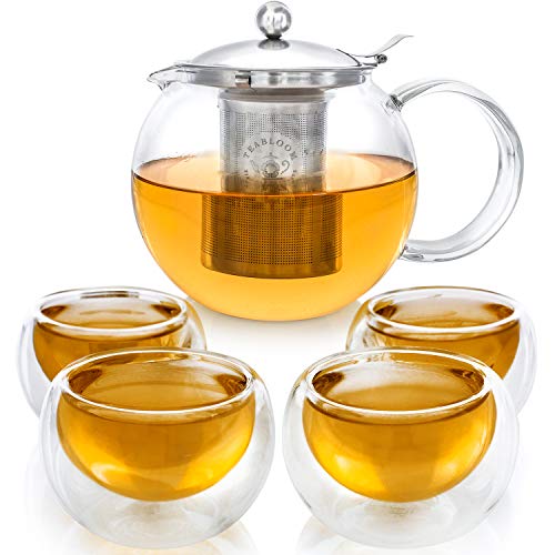 Teabloom Stovetop Safe Glass Teapot