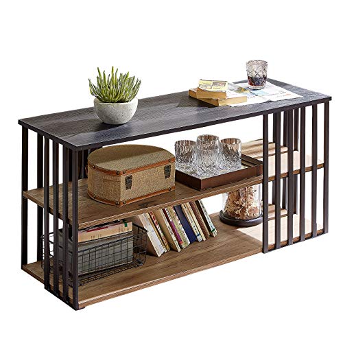 Coffee Table with 3 Tier Shelf for Living Room