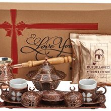 Turkish Greek Arabic Coffee Making Serving Gift Set