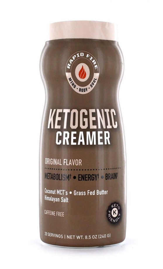 Rapid Fire Ketogenic Creamer with MCT Oil for Coffee or Tea