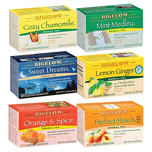 Bigelow Herbal Tea 6 Flavor Variety Pack