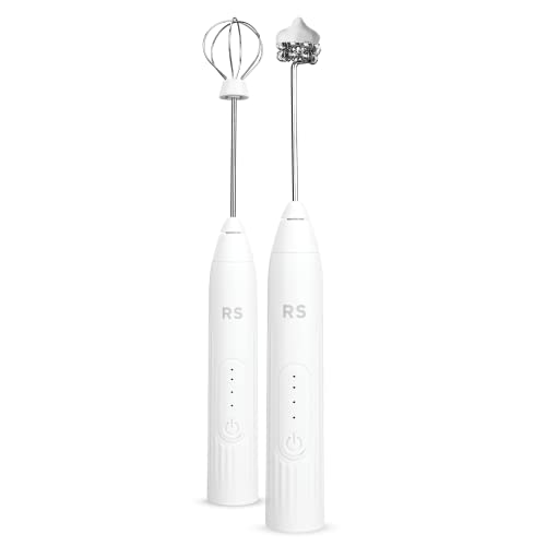 USB Real Simple Milk Frother and Whisk Set