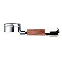 Comunità - Premium Walnut and Stainless Steel Replacement for Breville Portafilter - Enhanced Espresso Brewing with 54mm Portafilter for Breville Machines