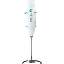 Milk Frother Handheld Foam Maker for Matcha Lattes - White.