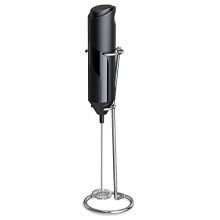One-Touch Electric Milk Frother with Low Noise Level and Easy Cleaning.