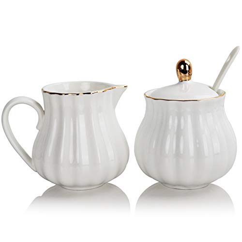Royal Ceramic Sugar and Creamer Set - British