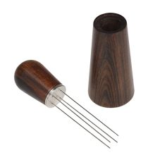Espresso Coffee Stirrer Wood Handle and Stand