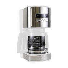 Kenmore Aroma Control 12-Cup Programmable Coffee Maker, White and Stainless Steel Drip Coffee Machine