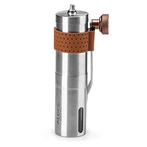 Elevate Your Coffee Experience with Alocs Stainless Steel Manual Coffee Grinder