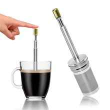 Coffee Maker Press the Plunger to Brew Anywhere