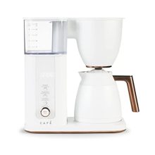 Café Specialty Drip Coffee Maker | 10-Cup Insulated Thermal Carafe | WiFi Enabled Voice-to-Brew Know-how | Good Dwelling Kitchen Necessities | SCA Licensed, Barista-High quality Brew | Matte White.