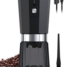 Portable Ceramic Electric Conical Burr Coffee Grinder