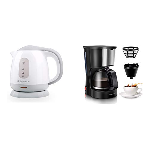 Mini Electric Tea Kettle and 4 Cup Coffee Maker