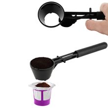 Party Bargains Coffee Scoop for Keurig Reusable K Cups -  - Black