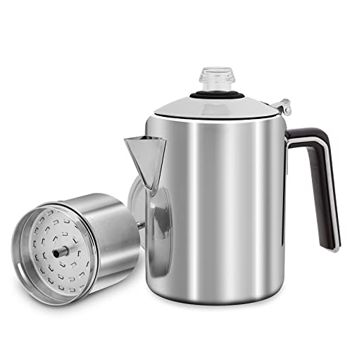 Camping coffee pot for Campfire or Stove