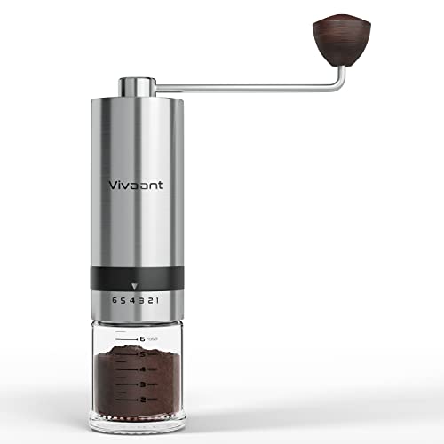 Hand Coffee Grinder with Adjustable Dragon Tooth