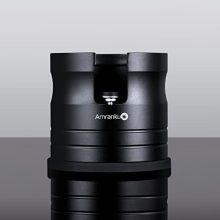 Elegant Peak-Adjustable Knob Portafilter Holder for 54mm Breville portafilters, with non-slip base for steady tamping." 
