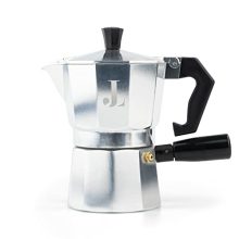 La Delice Easy-Twist Moka Pot for Delicious Coffee (3 & 6 Cup).