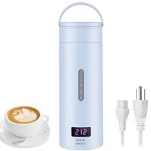 Travel in Style with the Portable Electric Tea Kettle - 380ml Capacity, Fast Boiling, Auto Shut-Off, and 4 Temperature Modes for Perfect Hot Water Anywhere