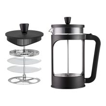 FRENCH PRESS French Press Coffee Maker Heat Resistant Durable Borosilicate Glass 34oz.