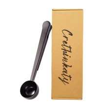 2-in-1 Stainless Steel Coffee Scoop and Bag Clip
