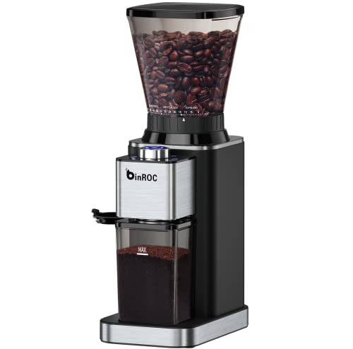 binROC Anti-static Conical Burr Coffee Grinder - Elevate Your Coffee Experience