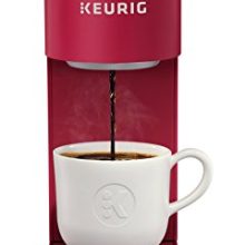 Keurig K-Mini Plus Coffee Maker, Single Serve Okay-Cup Pod Coffee Brewer, 6 to 12 oz. Brew Measurement, Shops as much as 9 Okay-Cup Pods, Cardinal Crimson.