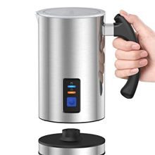 Milk Frother RATRSO, Electric Hot & Cold Froth Maker, Milk Warmer Coffee Frother with Strix Temperature Controls