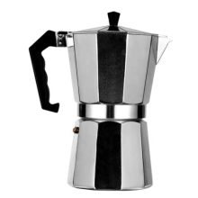 Stovetop Espresso and Coffee Maker, 6 Cup Moka Pot for Basic Italian Espresso, Aluminium Maker House Tenting, Silver.