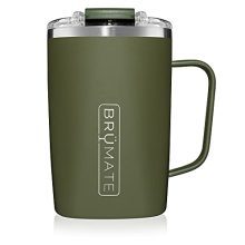 16oz 100% Leak Proof Insulated Coffee Mug with Handle & Lid - Stainless Metal Coffee Journey Mug - Double Walled Coffee Cup (OD Inexperienced)