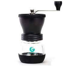 Coffee Gator Hand Coffee Bean Grinder Mill For Espresso, Adjustable Bean Settings, Hand Crank, Transportable, Saves Power - Handbook Burr Grinders for Drip Espresso French Press.
