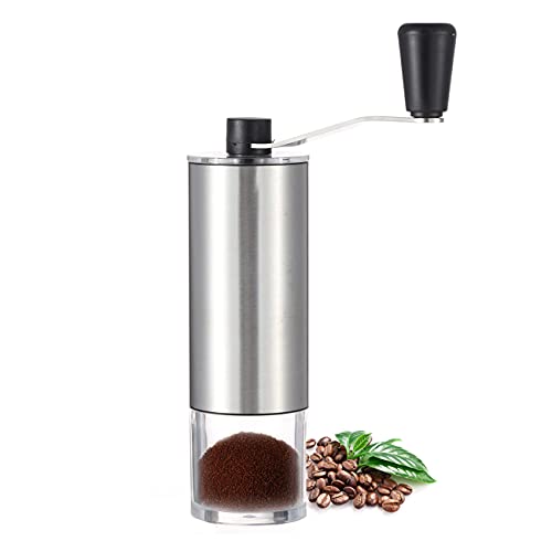 Make a Perfect Espresso Manual Coffee Grinder with Ceramic Conical Burr