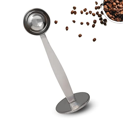2-in-1 Stainless Steel Coffee Scoops: Precision Measuring & Grinding