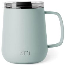 Travel Coffee Mug with Lid and Handle