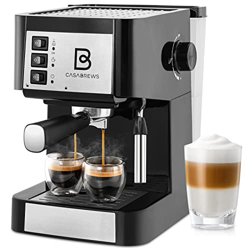 20 Bar Espresso Machine with Milk Frother Wand