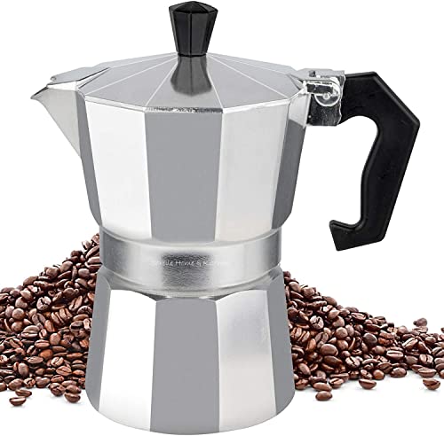 Bring Home The Café Experience: Sorelle's 1 Cup Stovetop Espresso & Coffee Maker