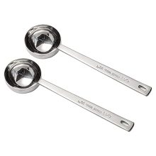 Stainless Steel Coffee Scoop Set - 30ml Capacity