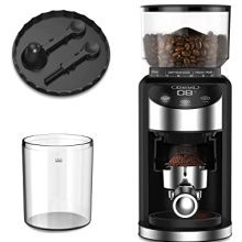 Gevi Burr Espresso Grinder, Adjustable Burr Mill with 35 Precise Grind Settings, Electrical Espresso Grinder for Espresso/Drip/Percolator/French Press/ American/ Turkish Espresso Makers, 120V/200W, Black.