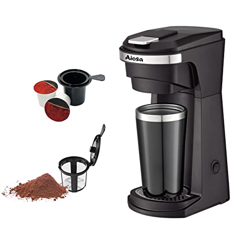 Enjoy Perfect Coffee on the Go with Our Aiosa Single Cup Coffee Maker - Now at a Special Sale Price!