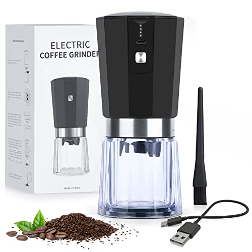 Portable Automatic Conical Burr Coffee Grinder with USB